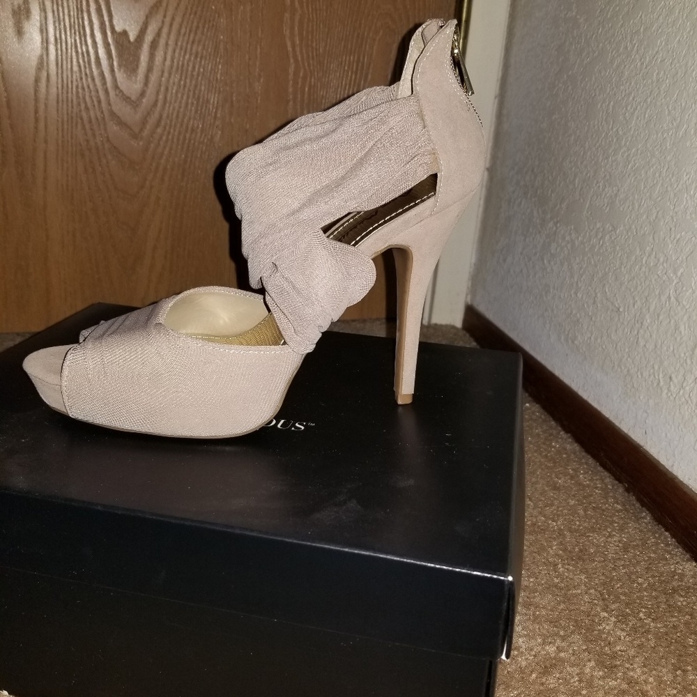 JustFab Crisscross Heels